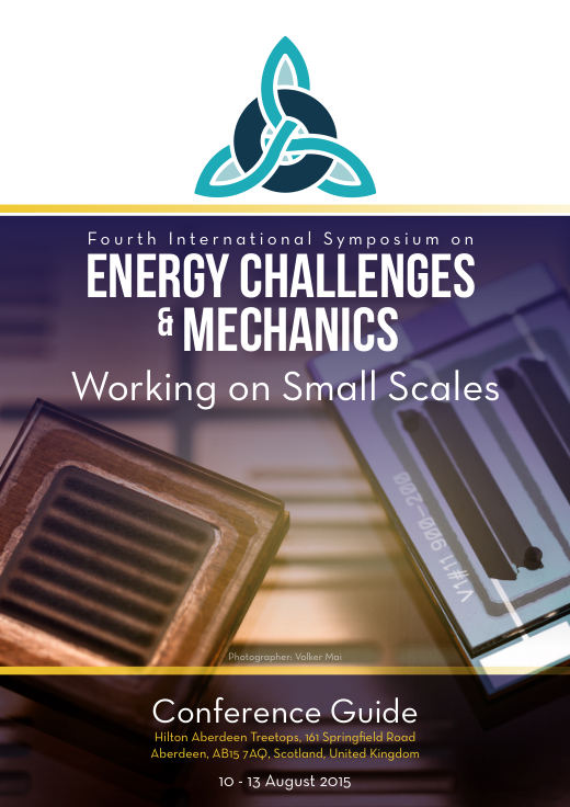 Cover of the ECM4 conference guide, Aberdeen, August 2015