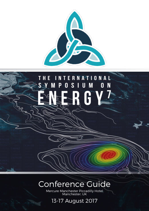 Cover of the Energy7 conference guide, Manchester, August 2017